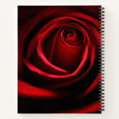 Carnet Rose rouge (Dos)