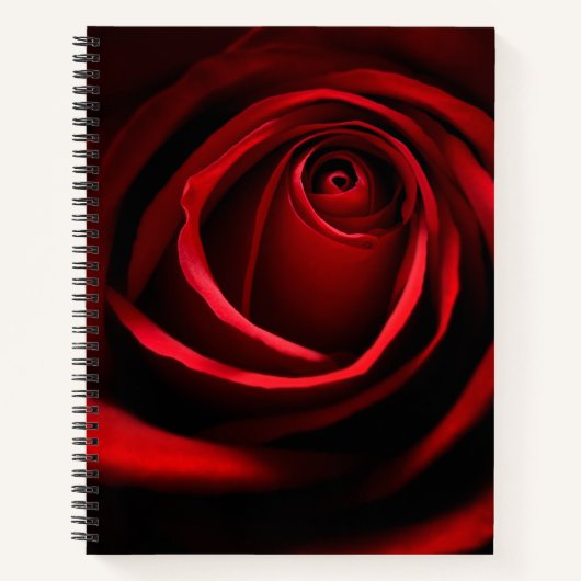 Carnet Rose rouge (Devant)