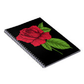 Carnet Rose rouge 2 (Côté Droit)