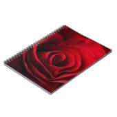 Carnet Rose rouge de Valentine (Côté gauche)