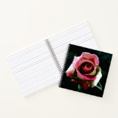 Carnet Rose rouge peinte à l'huile (Intérieur)