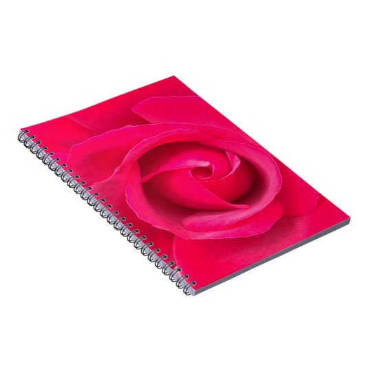 Carnet Rose rouge romantique (Côté Droit)