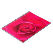 Carnet Rose rouge romantique v2 (Côté gauche)