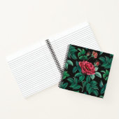 Carnet Rose rouge vintage (Intérieur)
