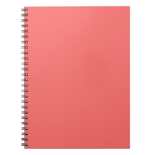 Carnet rose saumon (Devant)
