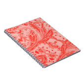 Carnet Rose saumoné Paisley (Côté Droit)