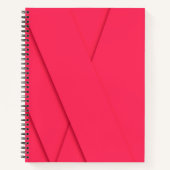 Carnet Rose, simple, moderne, élégant, cool, tendance art (Devant)