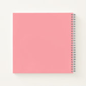 Carnet Rose souple solide (Dos)