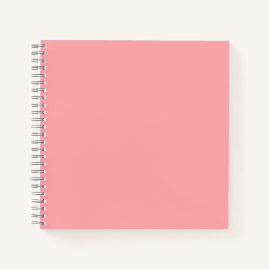 Carnet Rose souple solide (Devant)
