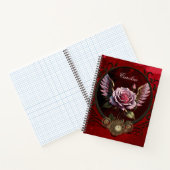 Carnet Rose Steampunk (Intérieur)