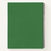 Carnet Rose Vert Moderne Abstrait Géométrique Personnalis (Dos)