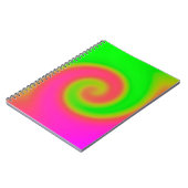 Carnet Rose vert torse (Côté gauche)