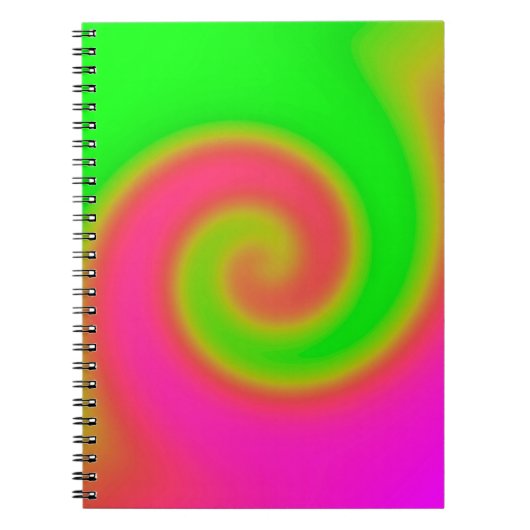 Carnet Rose vert torse (Devant)