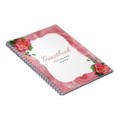 Carnet Rose victorien Dusty Floral Mariage (Côté Droit)