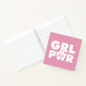 Carnet Rose vif: Girl Power (Intérieur)