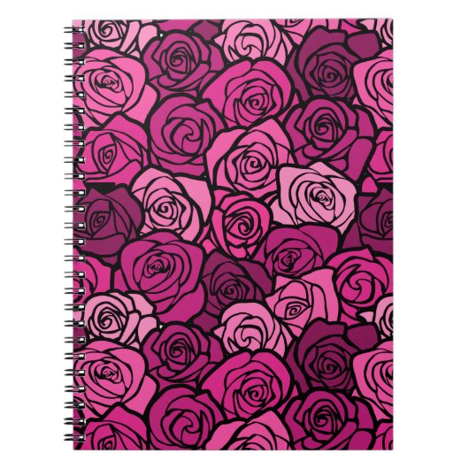 Carnet rose vintage (Devant)