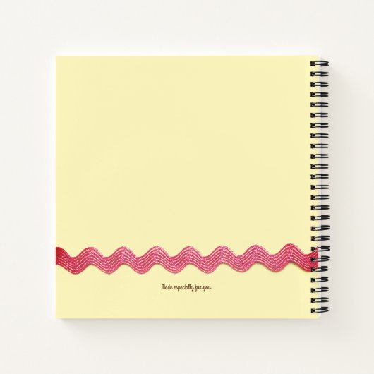 Carnet Rose vintage (Dos)