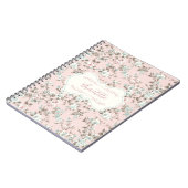 Carnet Rose Vintage Chantelle Pink (Côté gauche)
