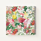 Carnet Rose Vintage Spring Garden Sketchbook (Dos)