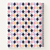 Carnet Rose violet diamant avec araignée (Dos)