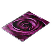 Carnet Rose Violette Élégante En Gros Plan (Côté gauche)