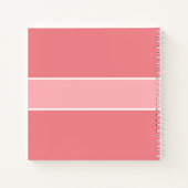 Carnet Rose Votre Nom Famille Recettes Script Typographie (Dos)