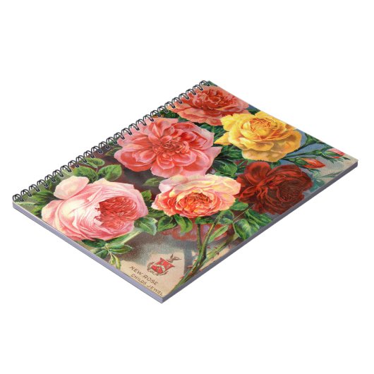 Carnet Rose VTG Botanical (Côté gauche)