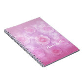 Carnet Roses aquarelle (Côté Droit)