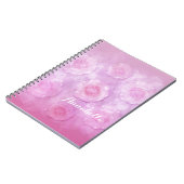 Carnet Roses aquarelle (Côté gauche)