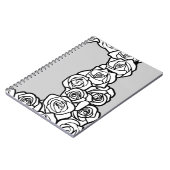 Carnet Roses blanches Vintages (Côté gauche)