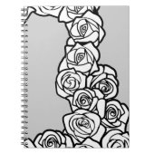 Carnet Roses blanches Vintages (Devant)