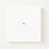 Carnet Roses bleu et bleu (Dos)