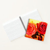 Carnet Roses brillants (Intérieur)