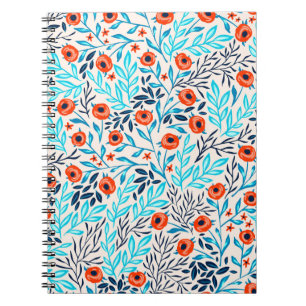 Carnet Roses colorés Abstraits : Floral Vintage