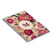 Carnet Roses de jardin opulent (Côté Droit)