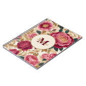 Carnet Roses de jardin opulent (Côté gauche)