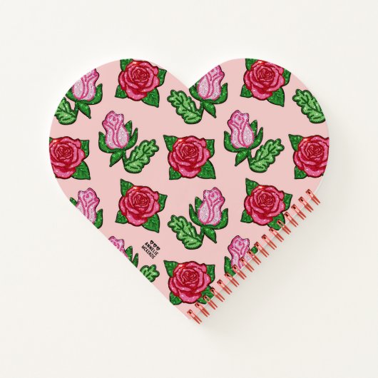 Carnet Roses de séquence illustrés (Dos)