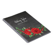 Carnet roses en tableau noir sainte baies girly personnal (Côté Droit)