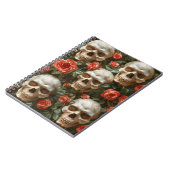 Carnet Roses et crânes (Côté gauche)