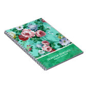 Carnet Roses et fleurs colorés 2 (Côté Droit)