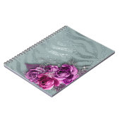 Carnet Roses et rayures de tigre (Côté gauche)