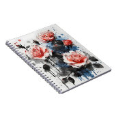 Carnet Roses - Fleurs à l'aquarelle (Côté Droit)
