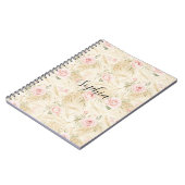 Carnet Roses Fleurs Roses (Côté gauche)