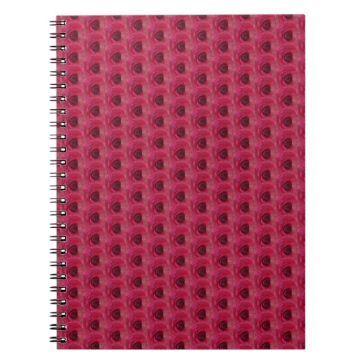 Carnet Roses magenta (Devant)