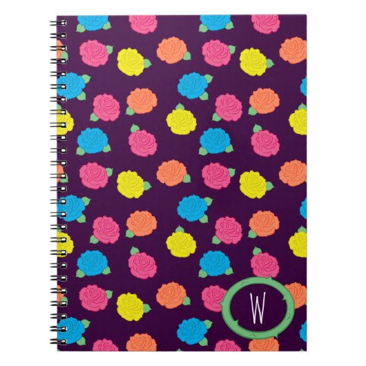 Carnet Roses Néon (Devant)