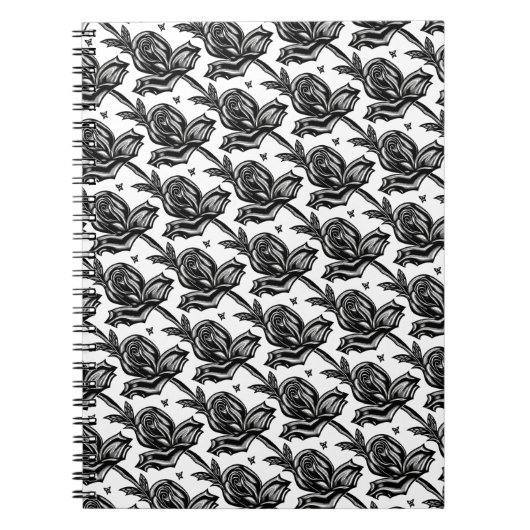 Carnet Roses noires (Devant)