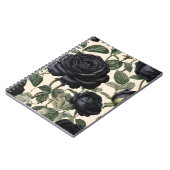 Carnet Roses Noirs Et Feuilles Verts, (Côté gauche)