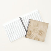 Carnet Roses papier Sepia (Intérieur)