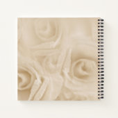 Carnet Roses papier Sepia (Dos)