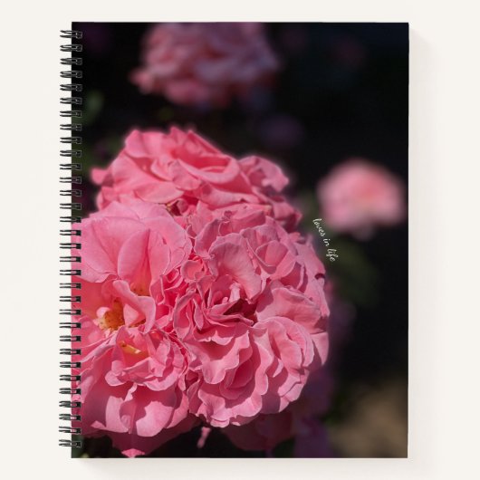 Carnet Roses roses (Devant)